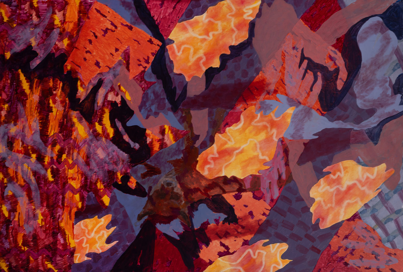 Eliel David Martínez Julián, Volpe in mezzo ad un incendio, 2025