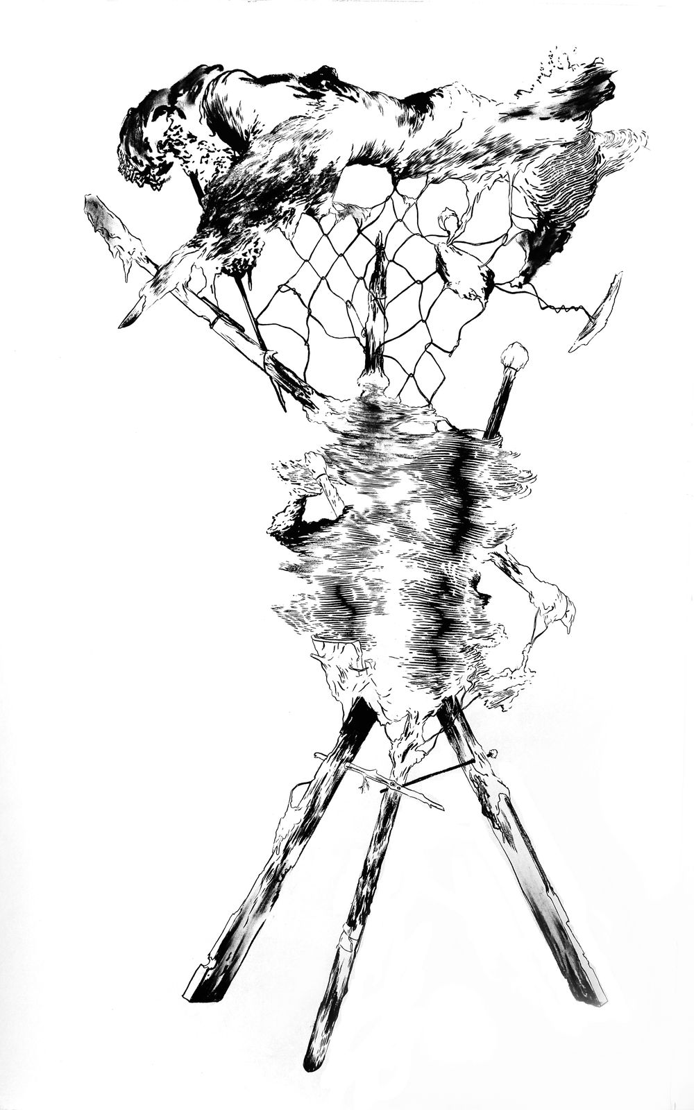 Abdelkader Benchamma, Sculpture Maquette 2, 2013