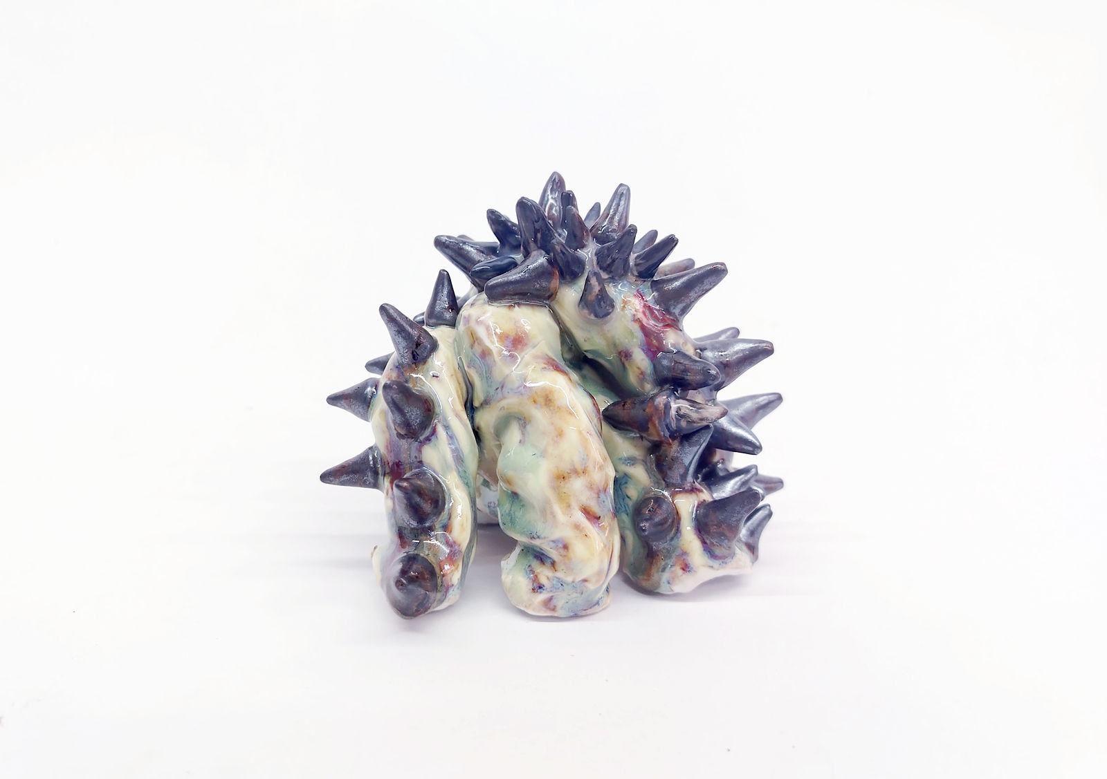 Clarissa Falco, Digimon 5, 2024, 15 x 15 x 15 cm, porcelain, 1200€