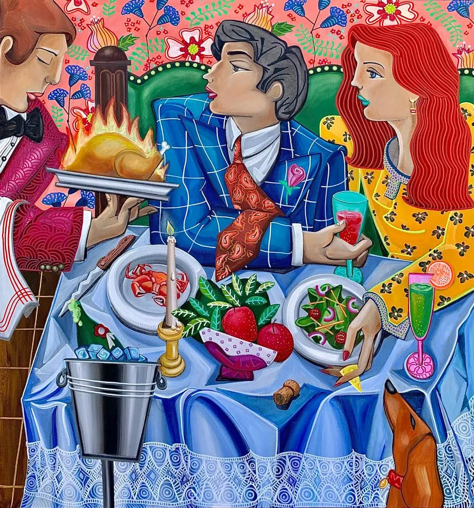 Carlos Alvarez Las Heras, Poulet Flambé, 2023