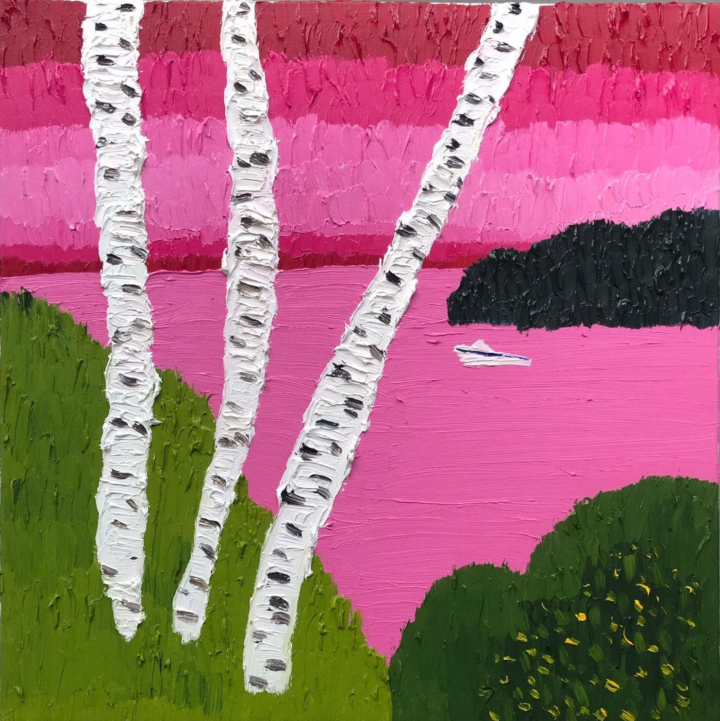 James Goss, White Boat 206, 2022