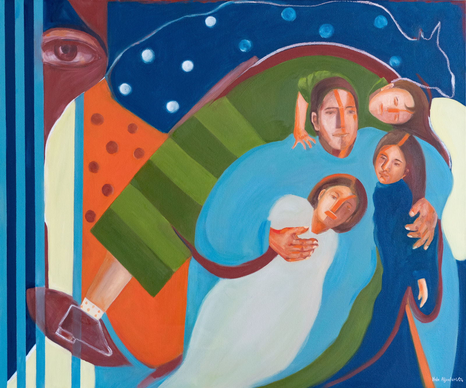 Hala Aljaafari, The Hug, 2024