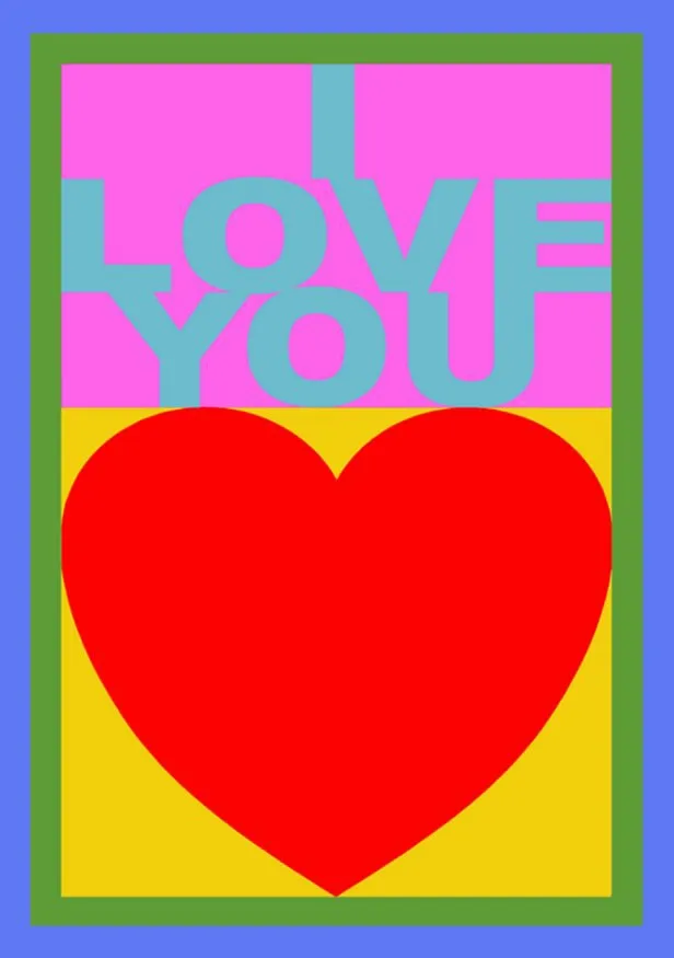 Sir Peter Blake, I LOVE YOU