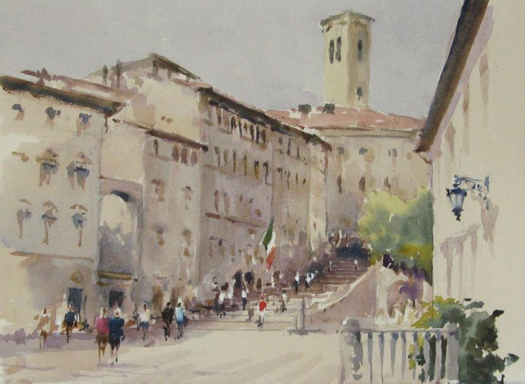 Dennis Page, PIAZZA DEL DUOMO, SPOLETO