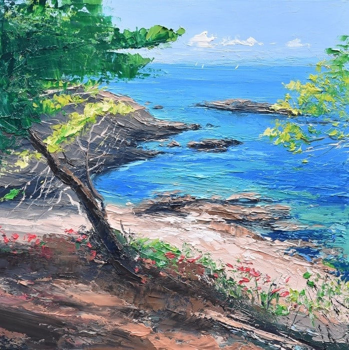 Colin Carruthers, COASTAL PATH, COTE D'AZUR