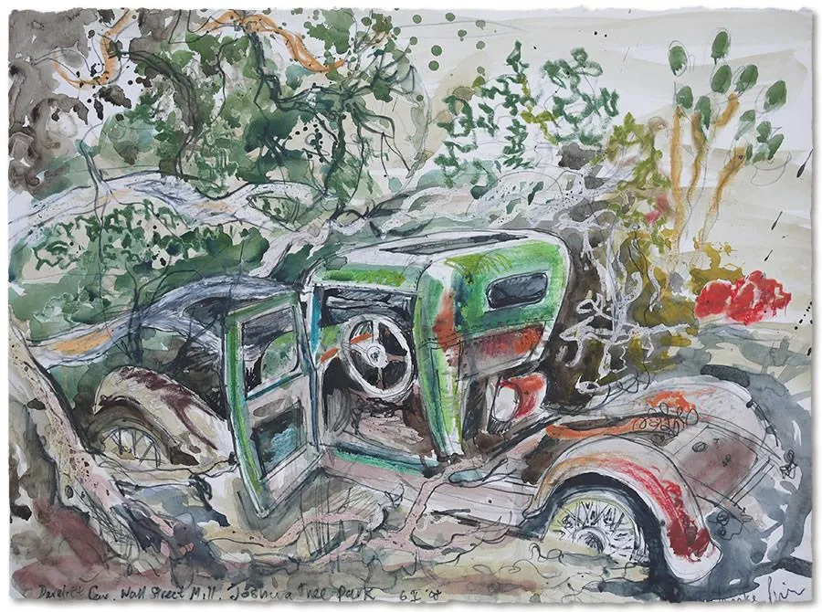 Luke Piper, DERELICT CAR, WALL STREET, JOSHUA TREE NATIONAL PARK, CALIFORNIA