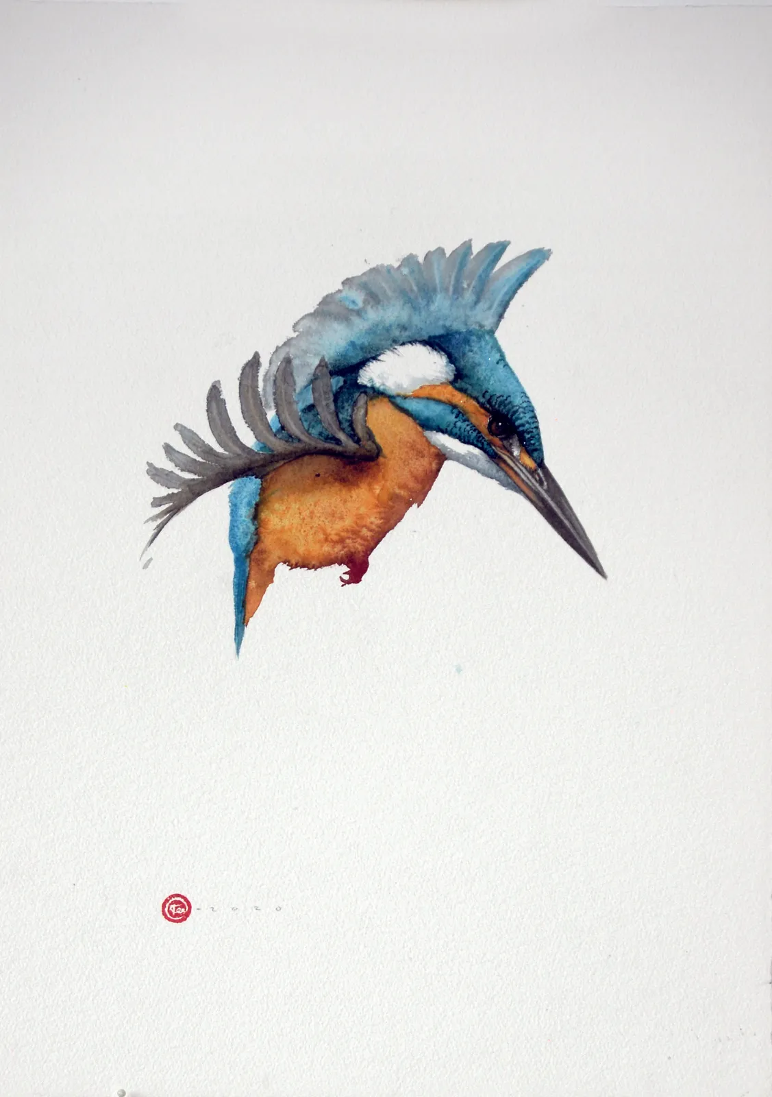 Karl Martens, kINGFISHER 1 (UNFRAMED)