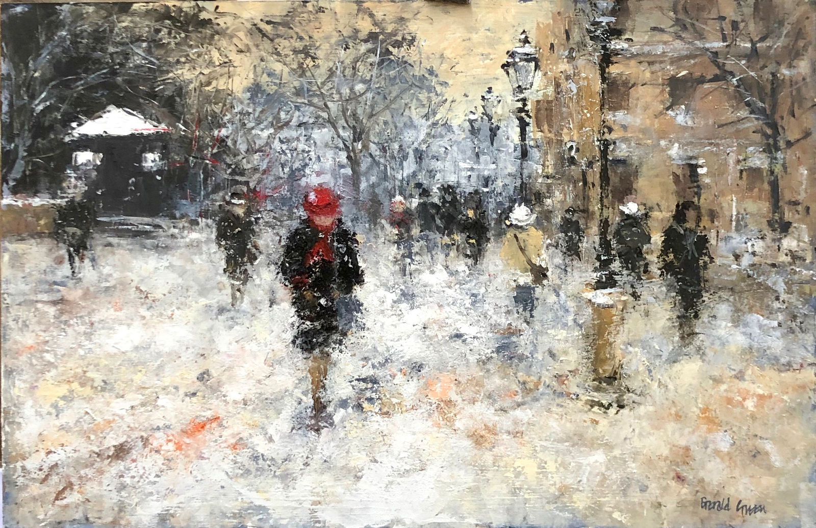 Gerald Green, RED HAT IN THE SNOW PARIS