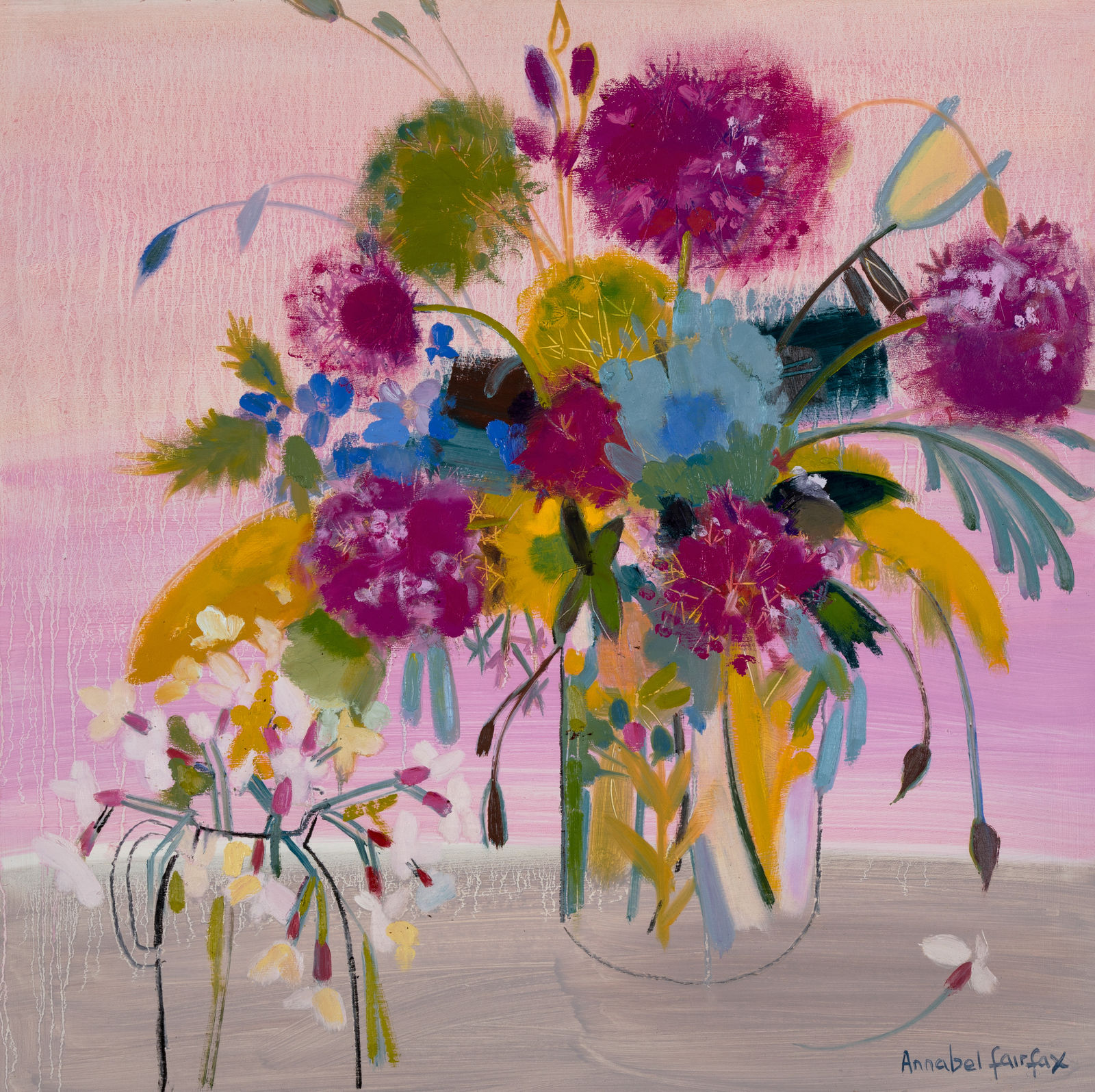 Annabel Fairfax, ALLIUMS AND SNOWDROPS