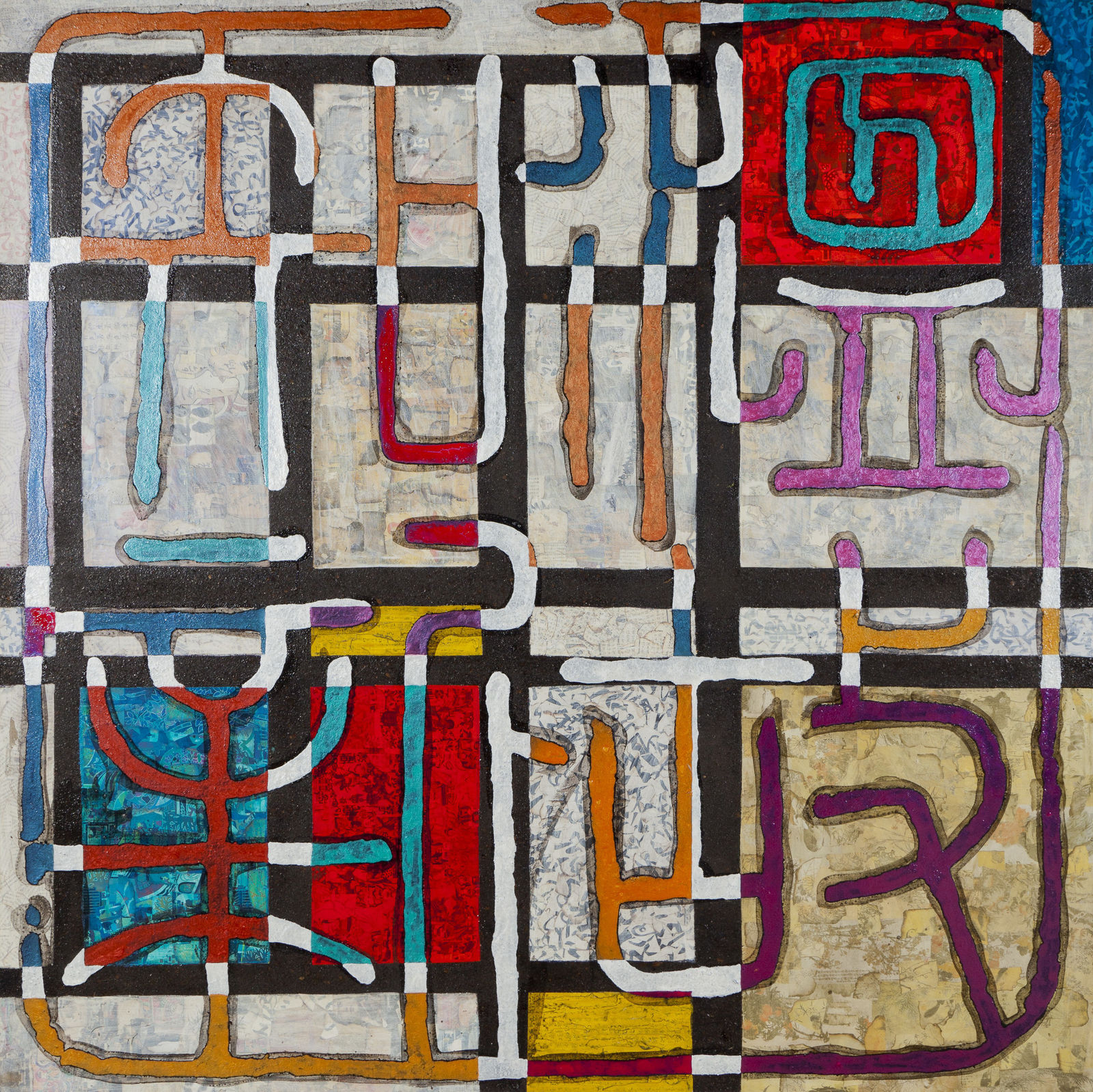 Xue Song 薛松, Dialogue with Piet Mondrian - Learn From the Past《与蒙德里安对话—温故知新》, 2019