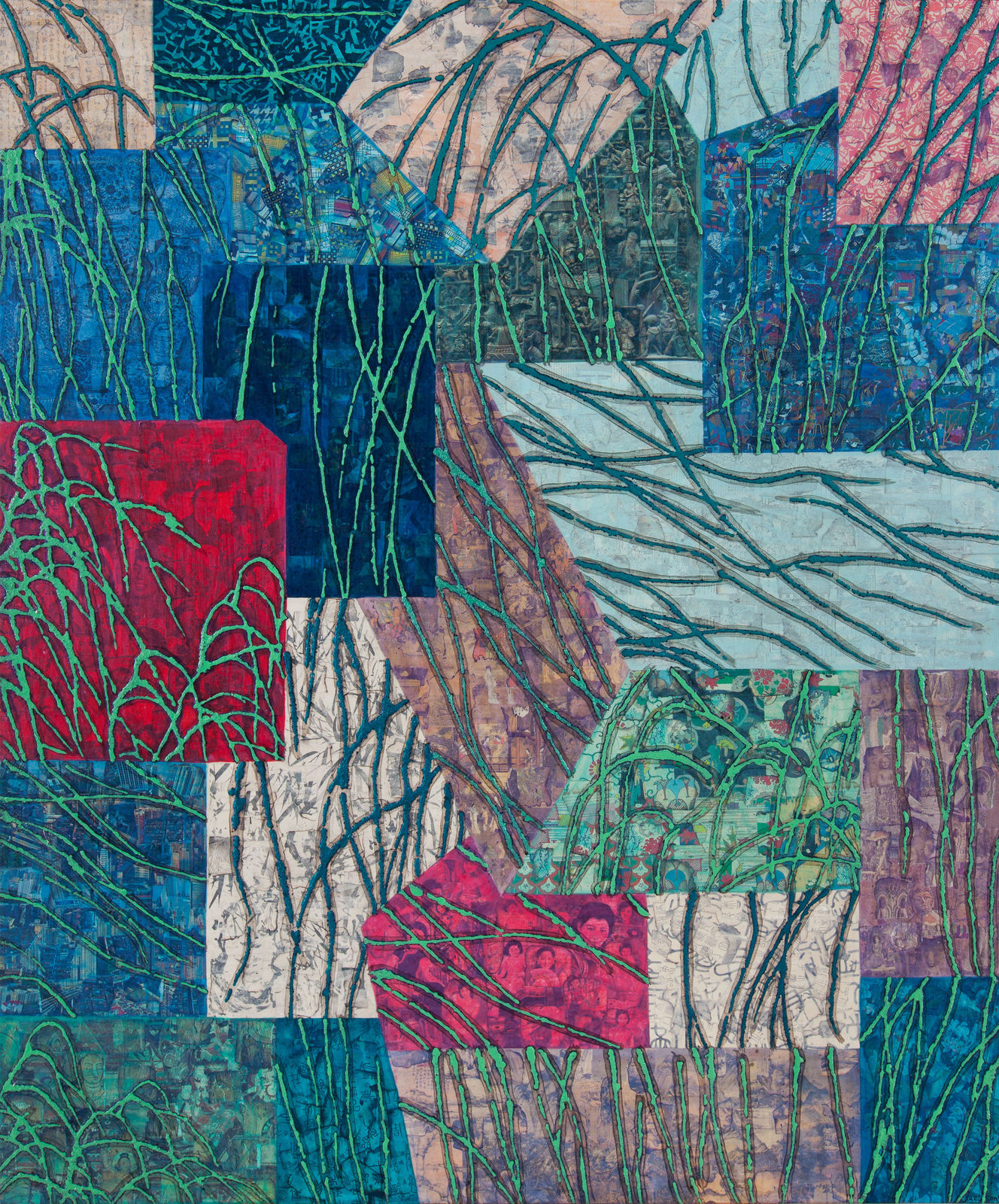 Xue Song 薛松, Willow in the Spring Breeze《春风杨柳》, 2023