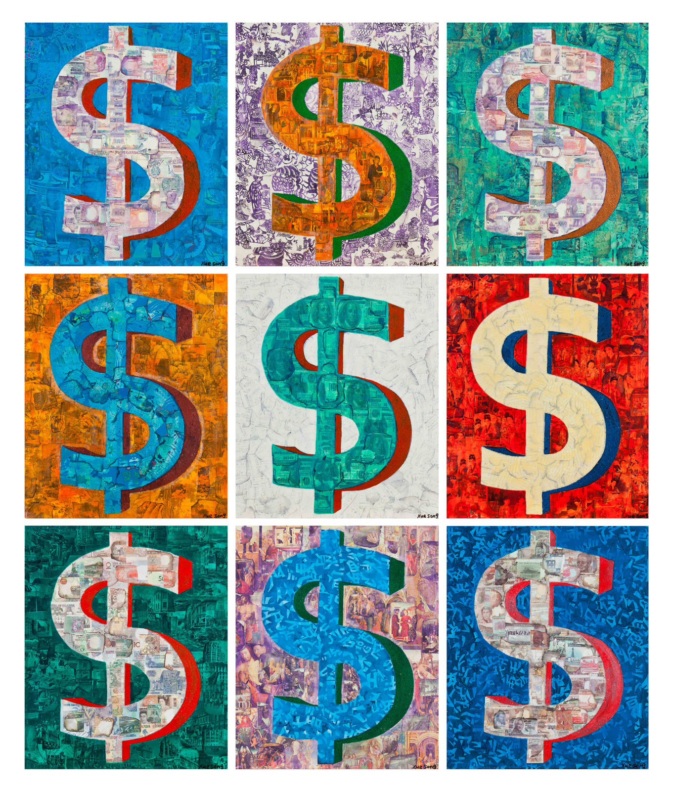 Xue Song 薛松, Symbol Series - US Dollar《符号系列—美元》, 2021