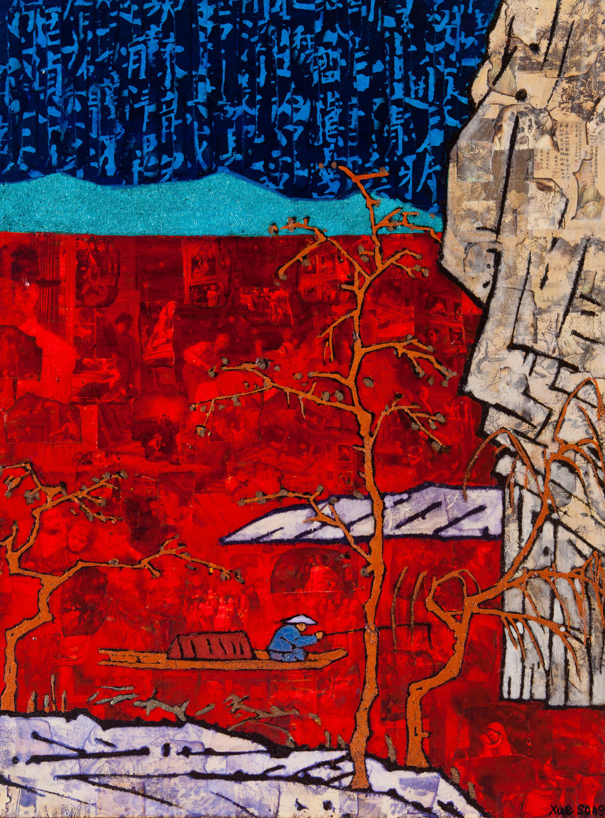 Xue Song 薛松, Fishing《垂钓图》, 2015