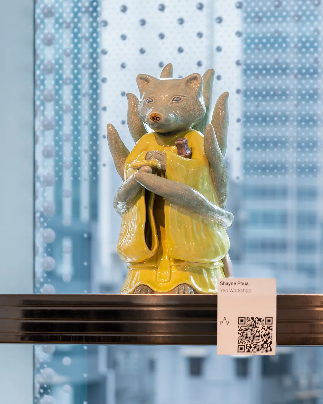 Shayne Phua, A Confucius for everyday folk (celery), 2024