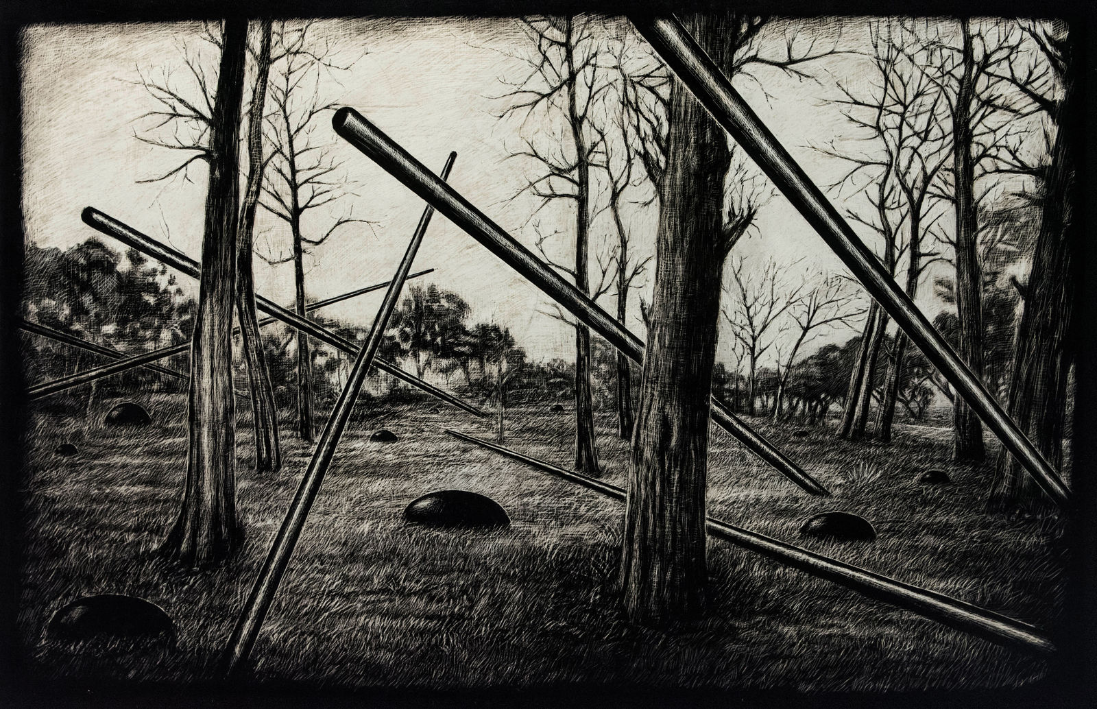 Maryanto, Randu Belatung (Black Tree Cotton Oil), 2016