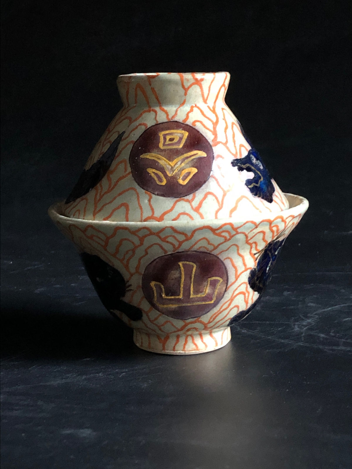 福克魔陶器 Fukumo Touki, Mountain and Valley Bowls-1 山谷どんぶり-1, 2023