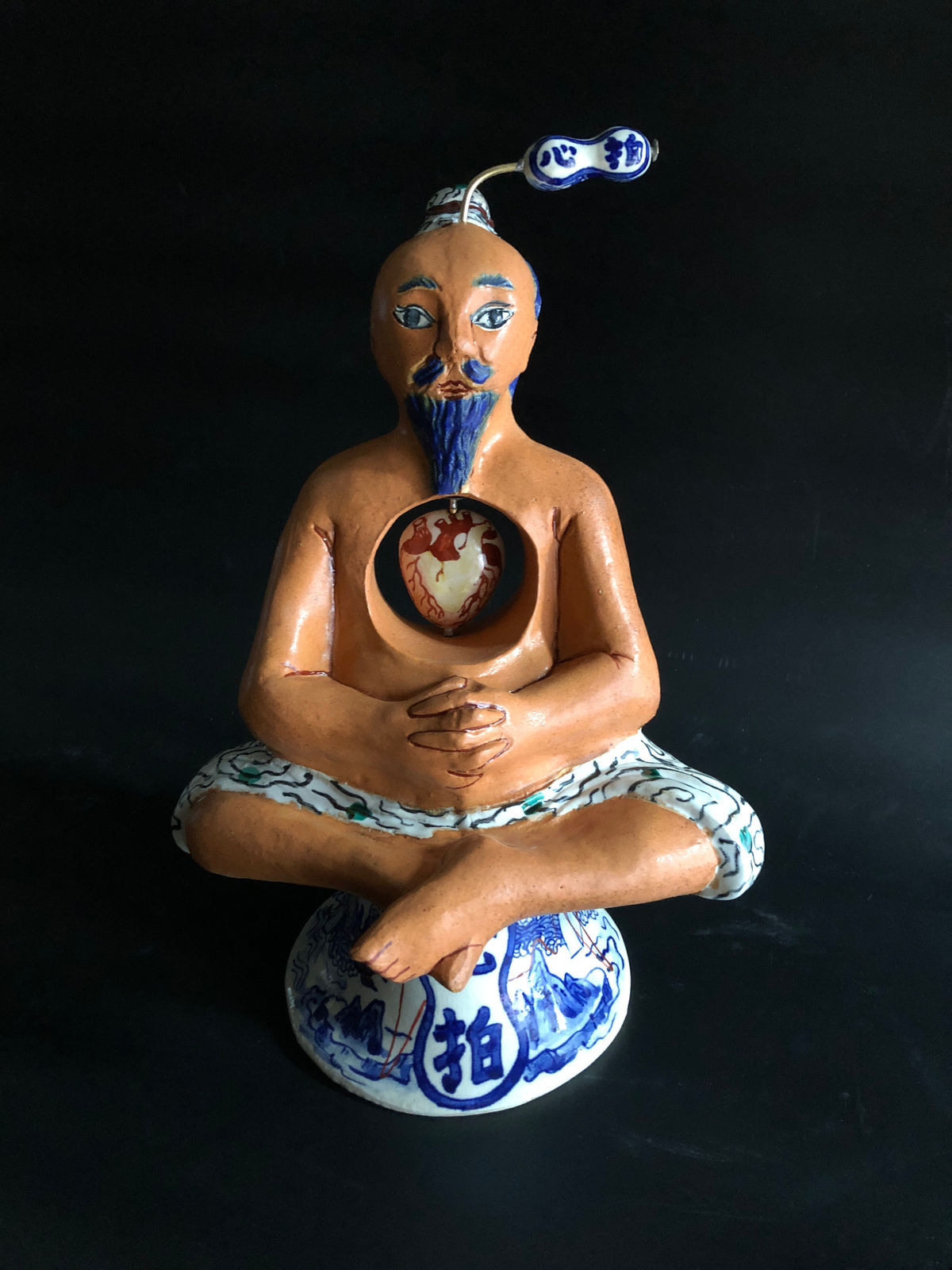 福克魔陶器 Fukumo Touki, Heartbeat Man(L)ドキドキおじさん(大), 2023