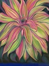 Alina Perez, Blushing Bromeliad, 2025