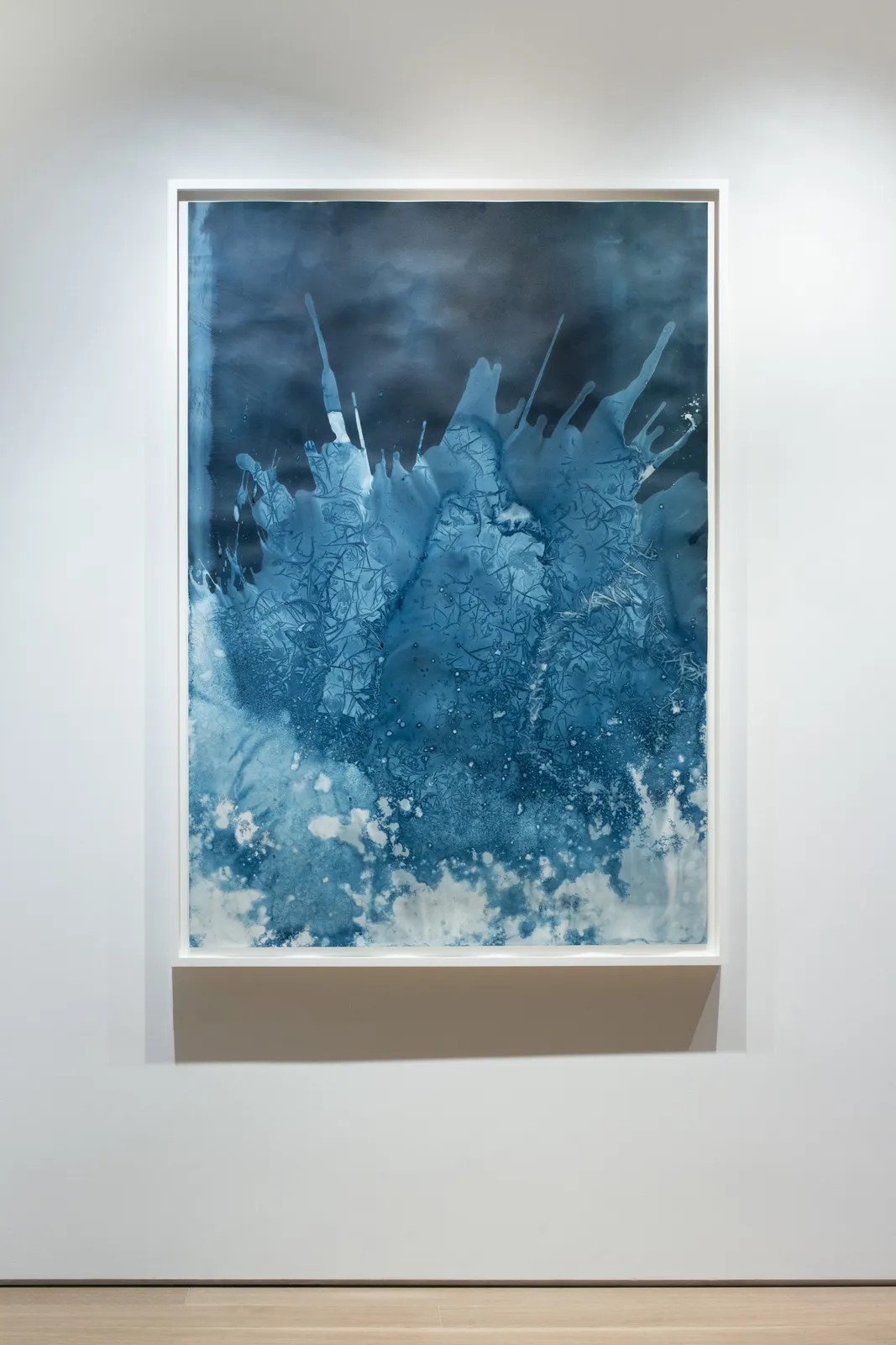 Meghann Riepenhoff, Ice #32 (32-40°F, Ephemeral Stream and Waterfall, WA 01.15.20), 2020