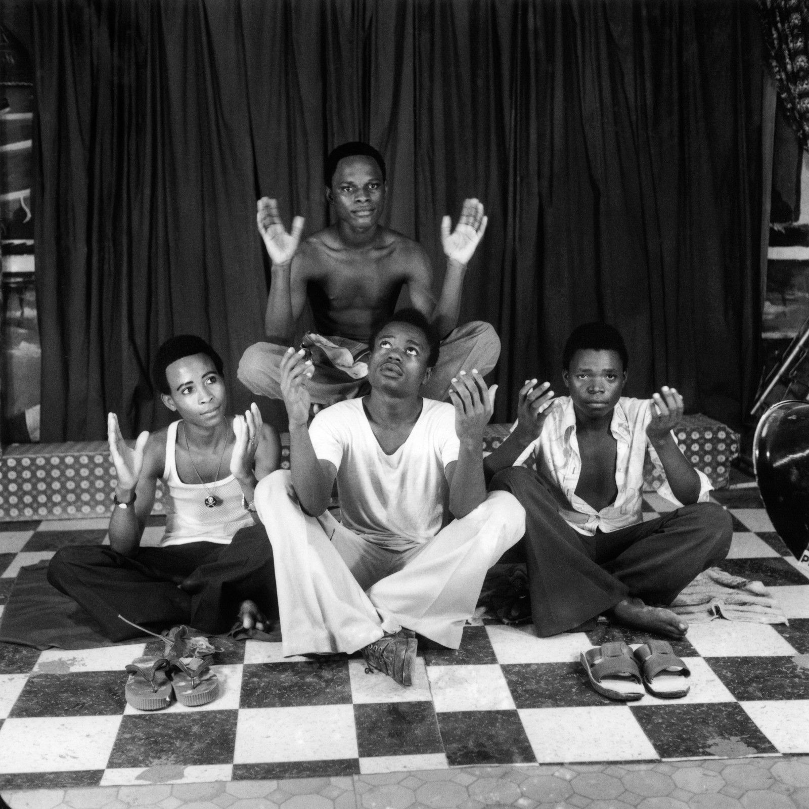 Samuel Fosso, Autoportrait, From the series 70's Lifestyle, 1975-1978