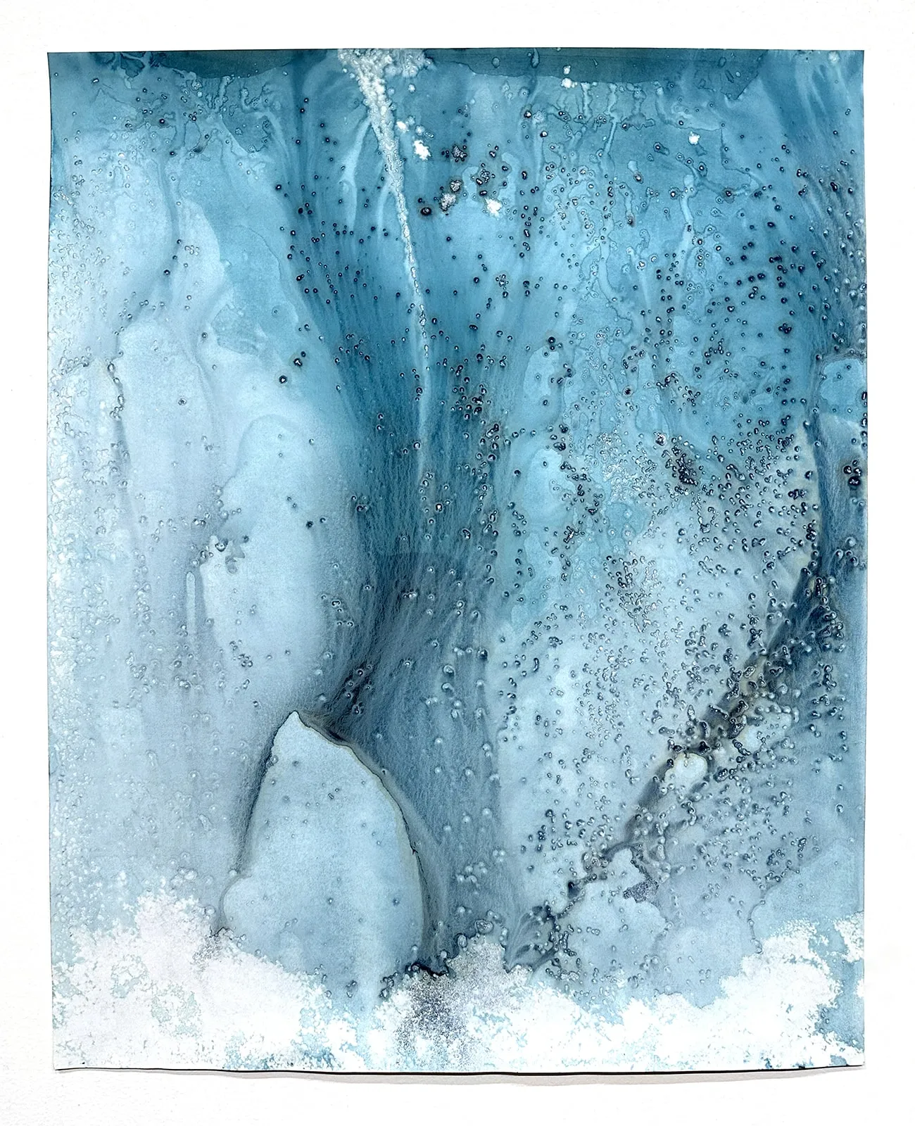 Meghann Riepenhoff, Littoral Drift #1555 (Nai’a Lagoon, HI 03.21.22, Flow Tide over Crashing Rocks) , 2022