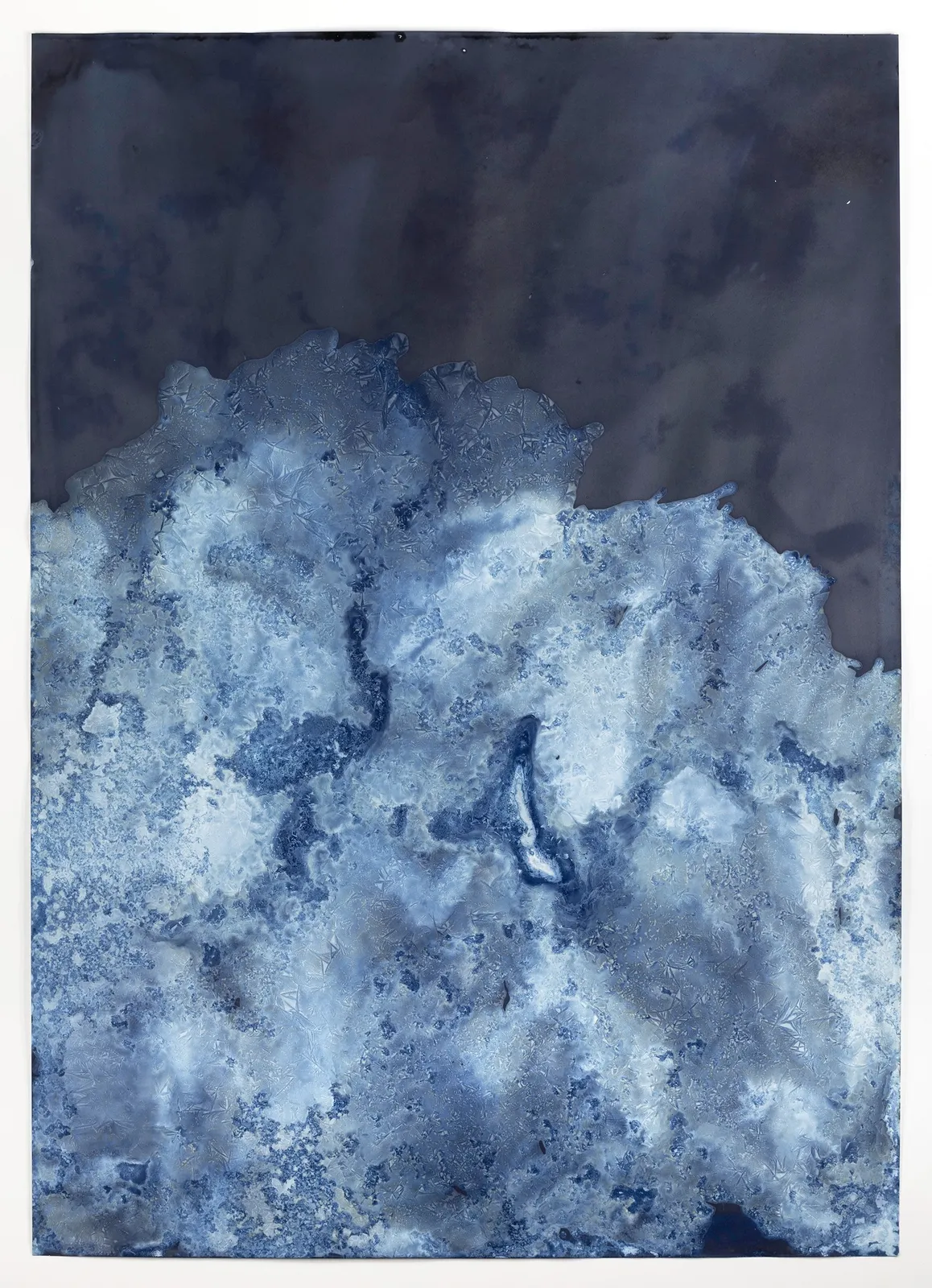 Meghann Riepenhoff, Ice #443 (27 - 32°F, Ephemeral Stream, WA 02.27 - 28.23), 2023