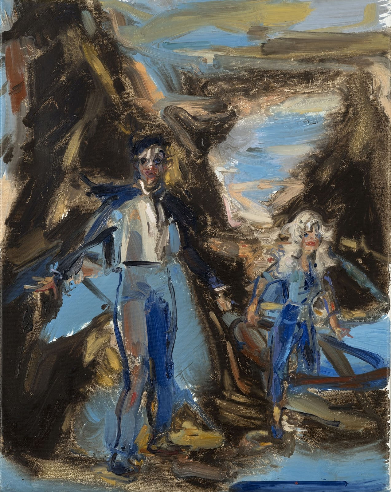 Angela Dufresne, Dolly Parton and Lord Byron Visit the Grave of Shelley Winters, 2021