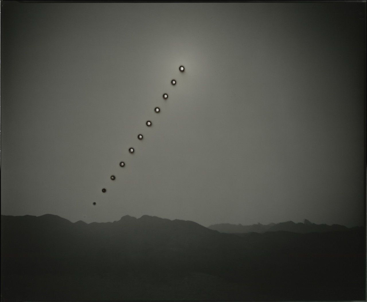 Chris McCaw, Sunburned GSP#548 (Mojave/Expanding), 2012