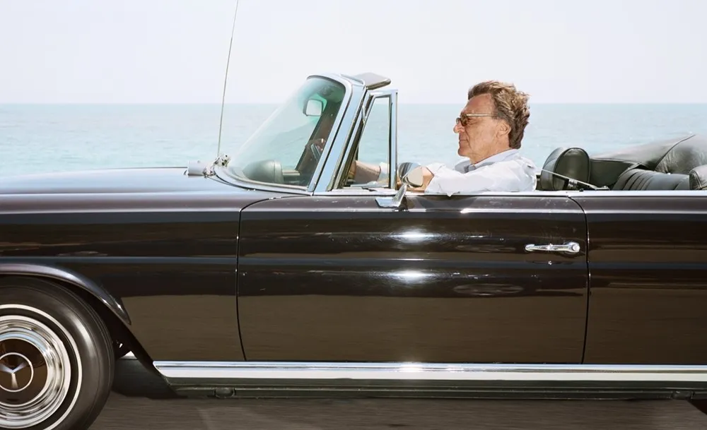 Andrew Bush, Man cruising south-southeast at 65 mph on Highway 101 near Toro Canyon on June 19th as the tide is coming in