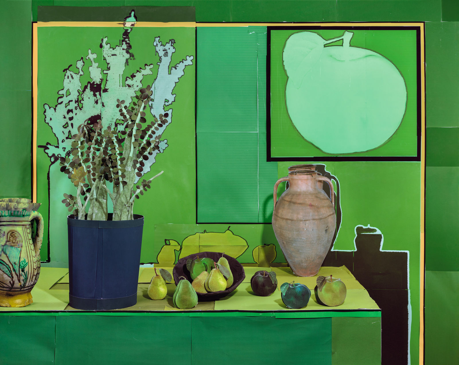 Daniel Gordon, Jade with Pears and Green Apples, 2019