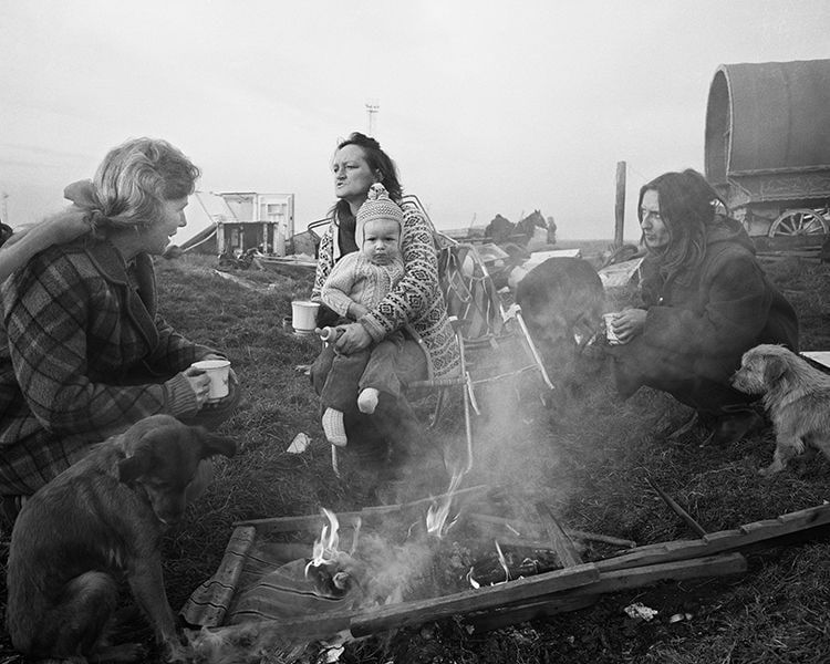Chris Killip, Margaret, Rosie, and Val, Lynemouth, Northumberland, 1983