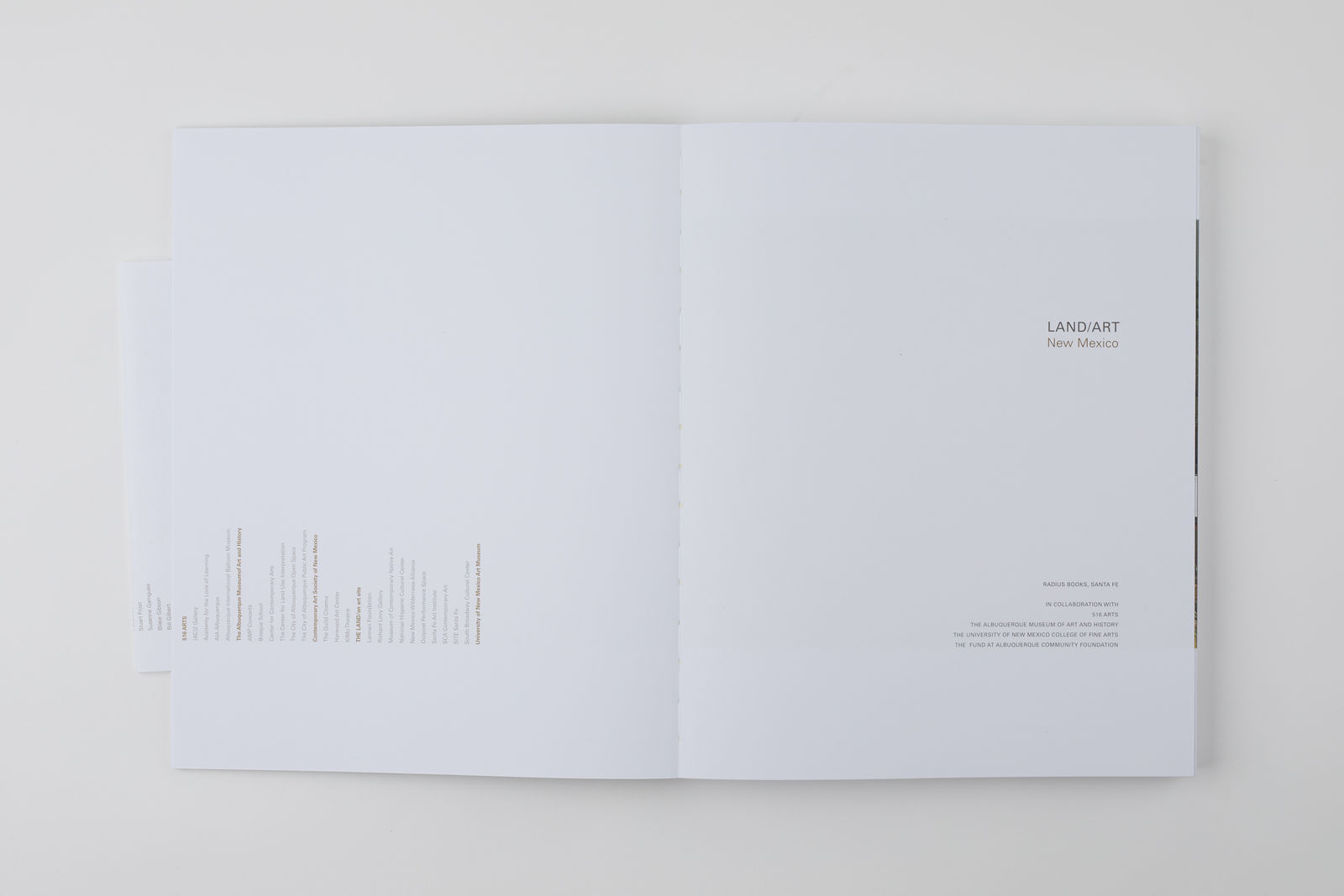 Radius Books, Land Art / New Mexico, 2009