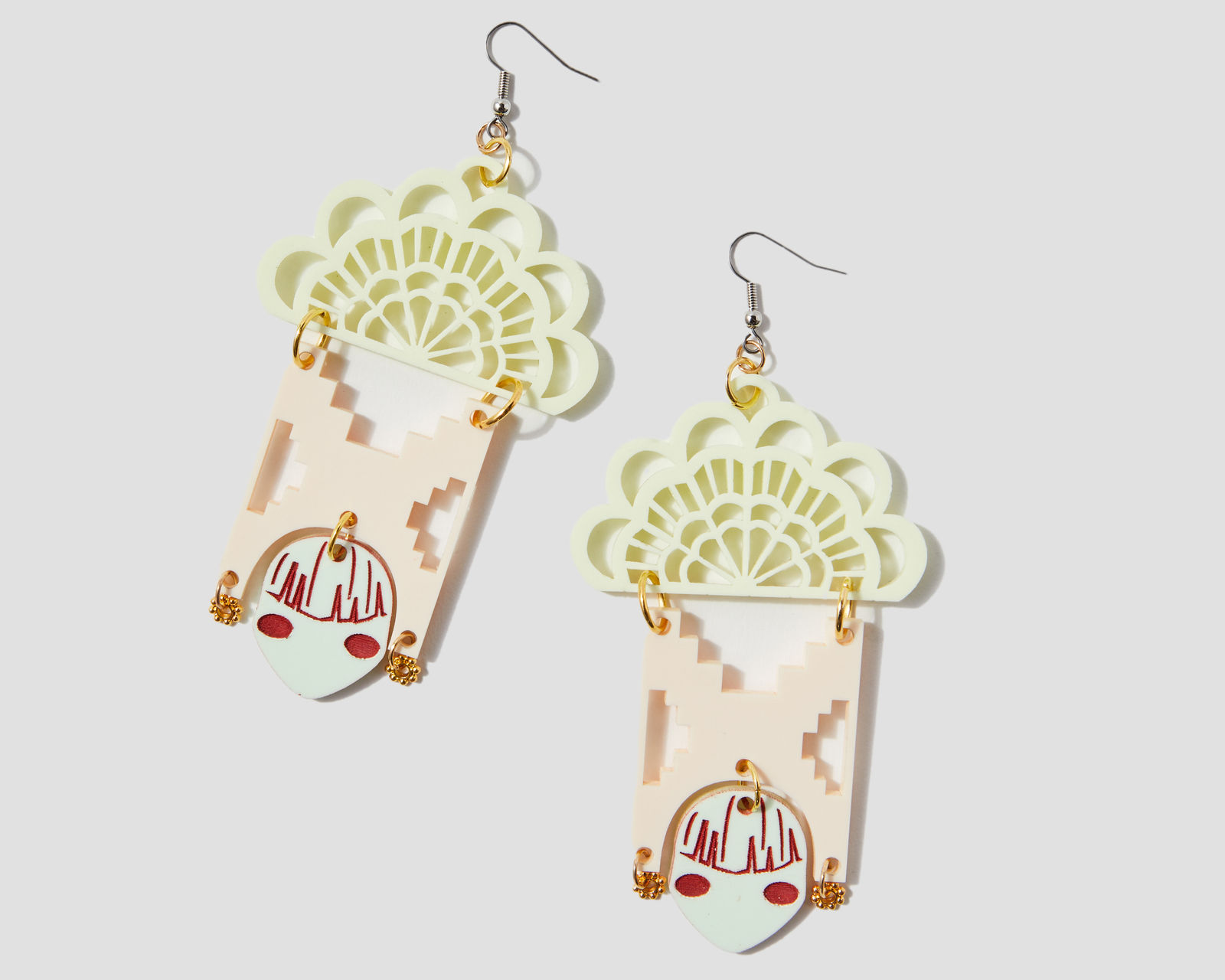 kiera lasiloo, Dancing Maidens, Little Sisters (Pastel), 2024