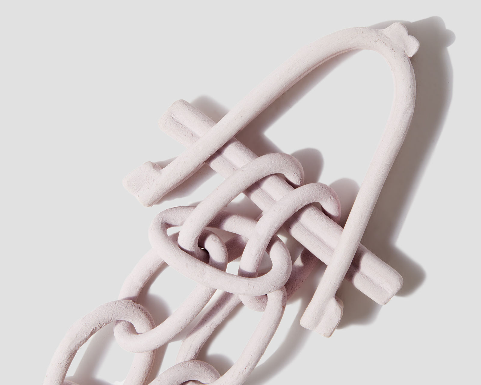 Natalie Rae Good, Untitled (Purple chain with handmade glass links), 2019-2020