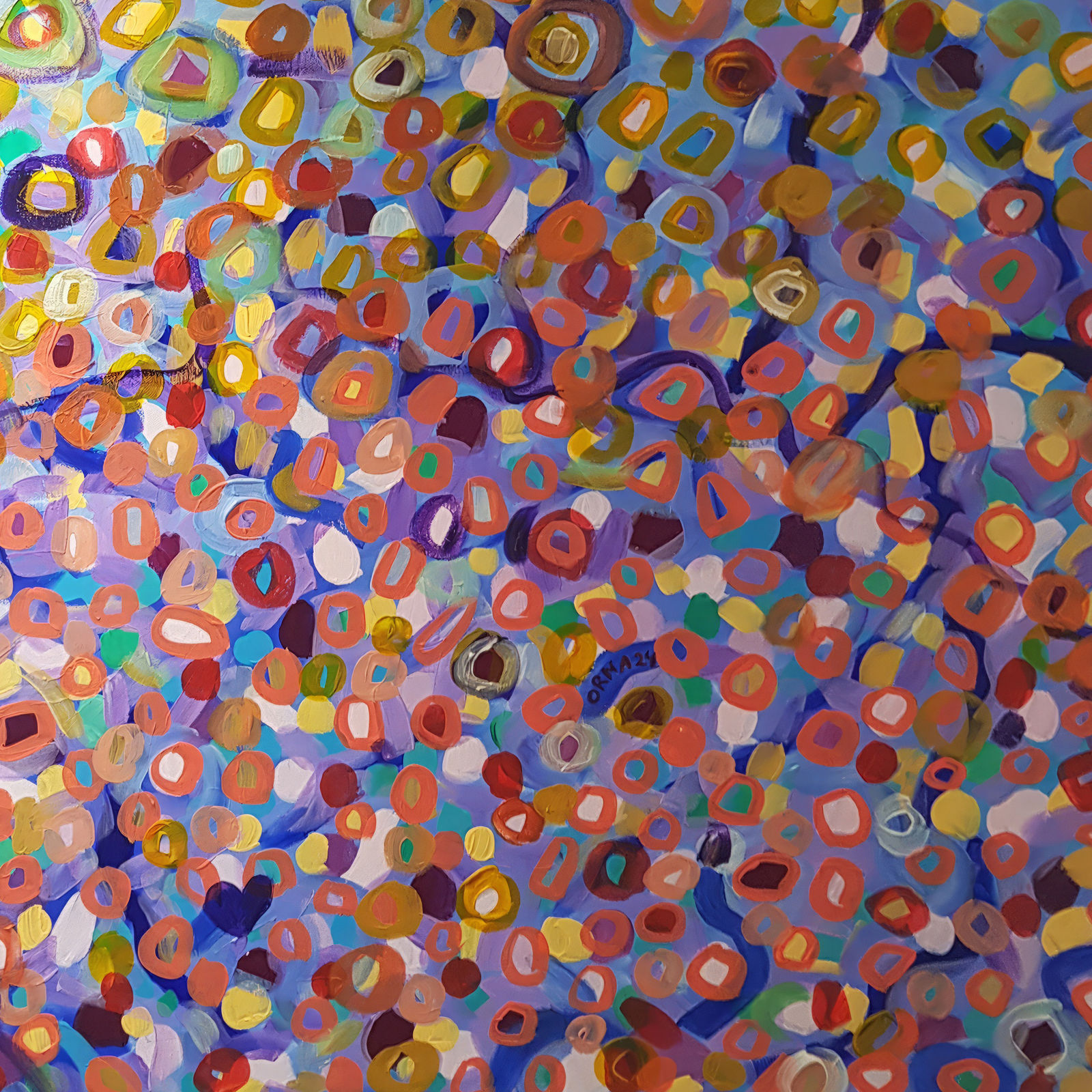 Orna Schneerson Pascal, Symphony of Shapes, 2024