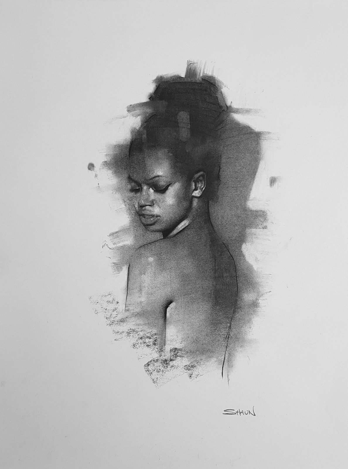 Shaun Othen, Charcoal Study 2