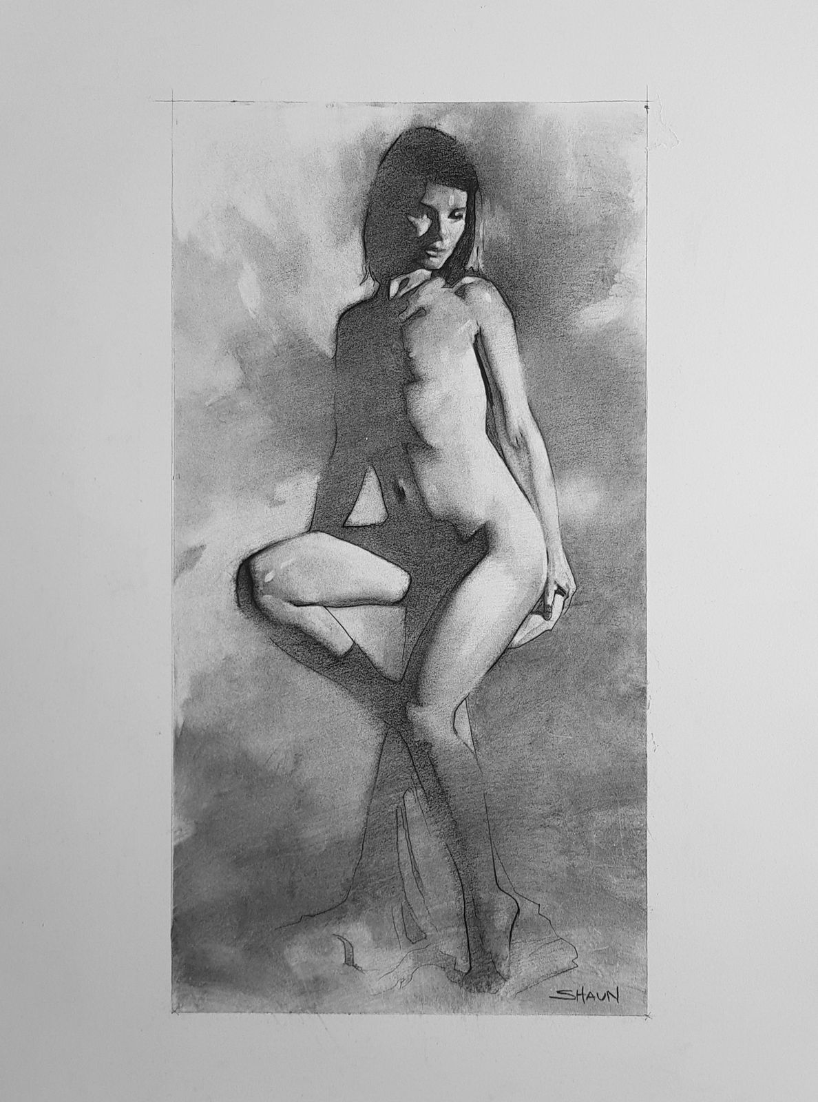 Shaun Othen, Charcoal Study 10