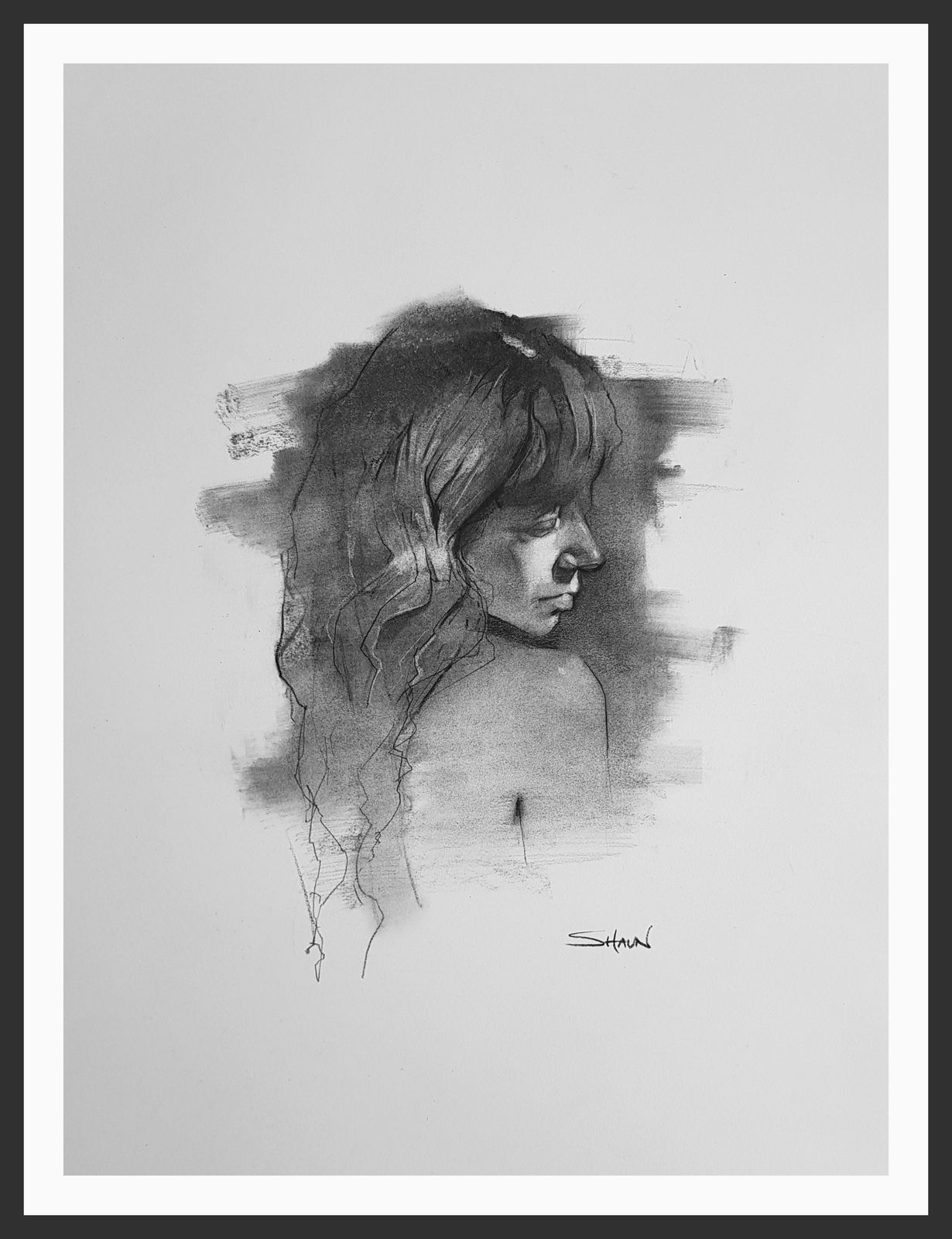Shaun Othen, Charcoal Study 8