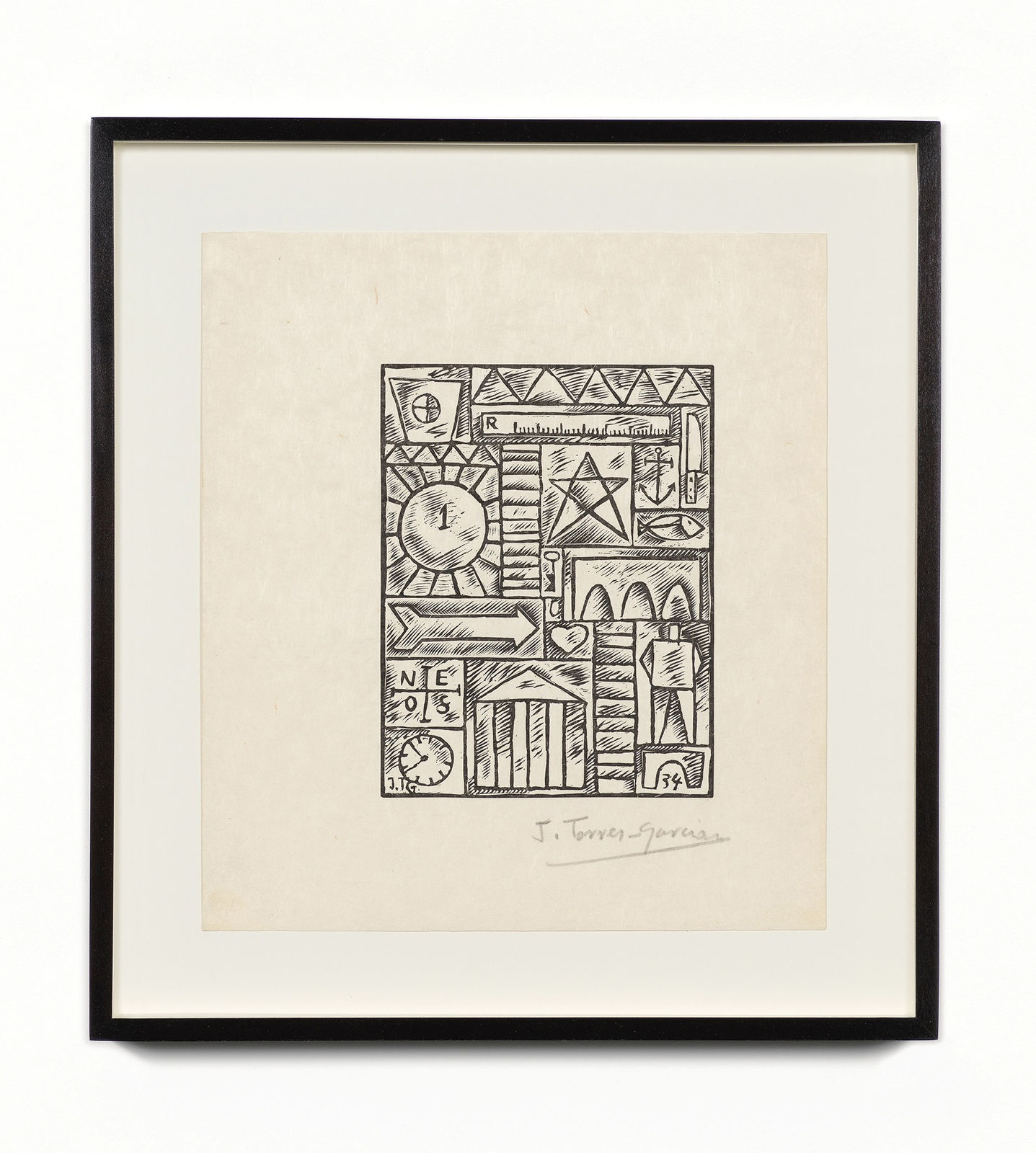 Joaquín Torres-García, Untitled, 1934