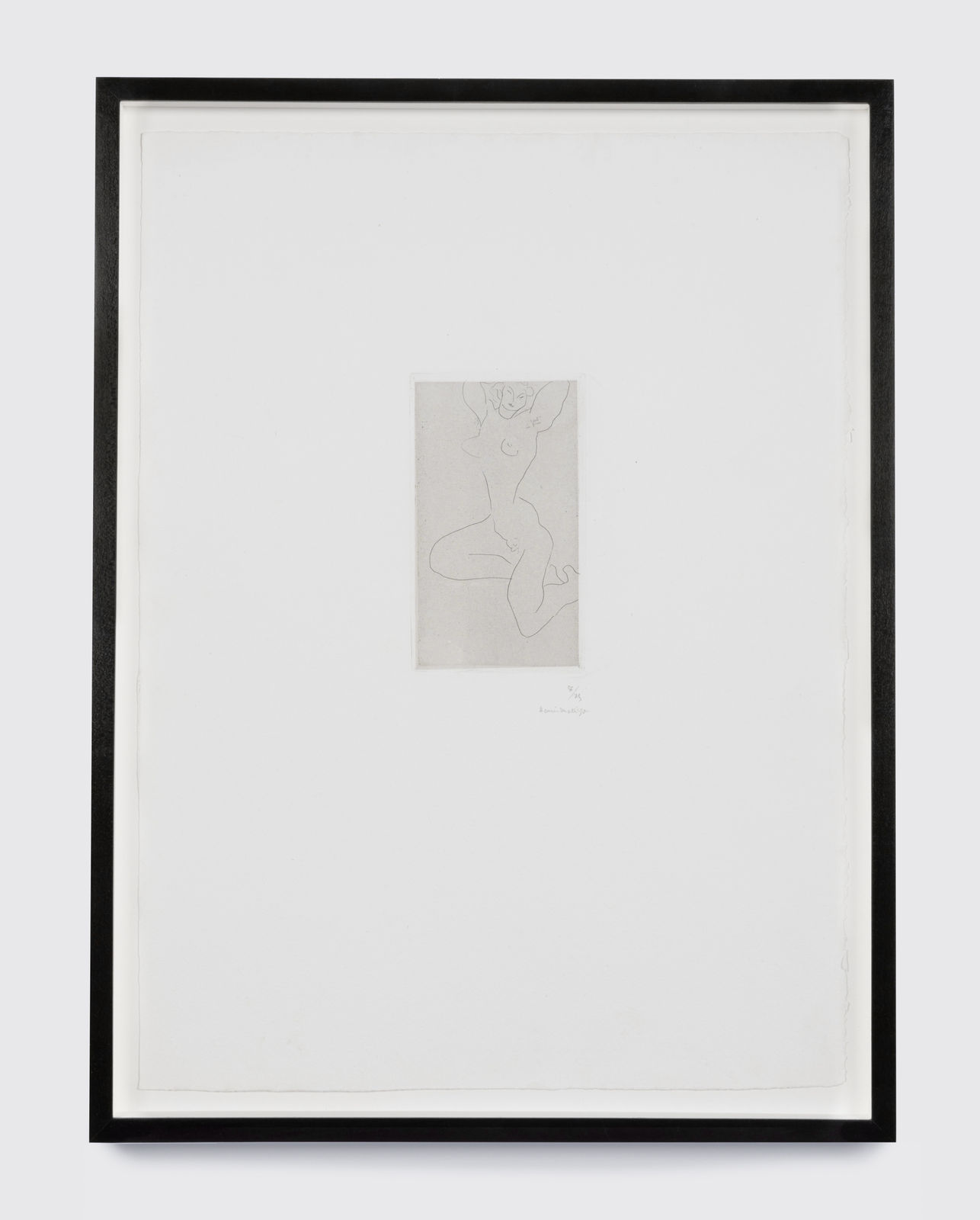 Henri Matisse, Nu assis sur la jambe droite, bras levés, 1931