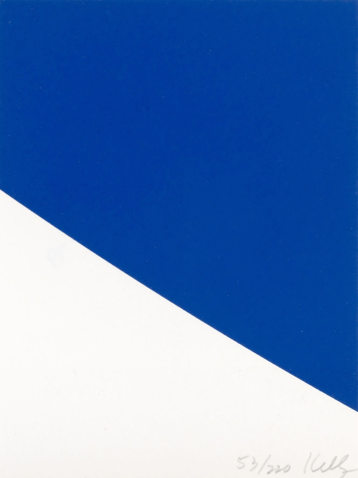Ellsworth Kelly, Blue Curve, 1999