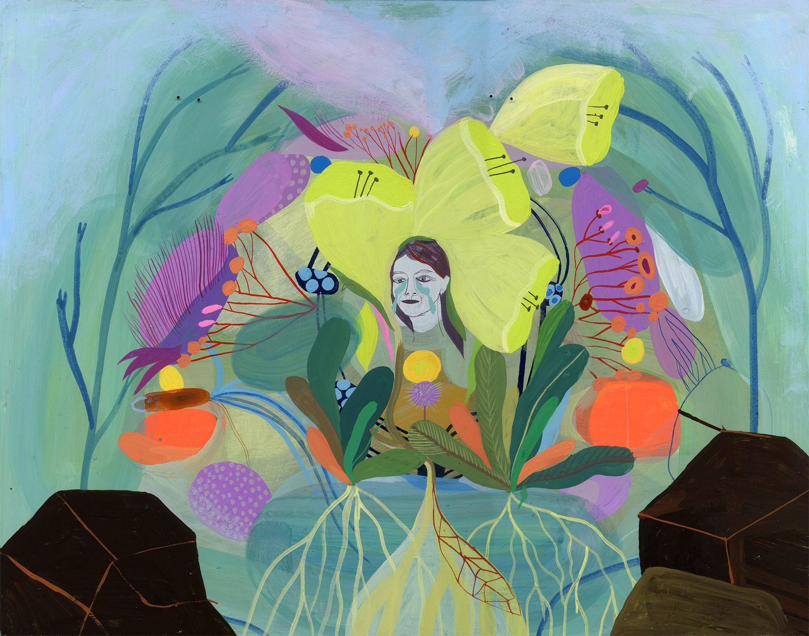 Betsy Walton, Watering the Garden, 2019