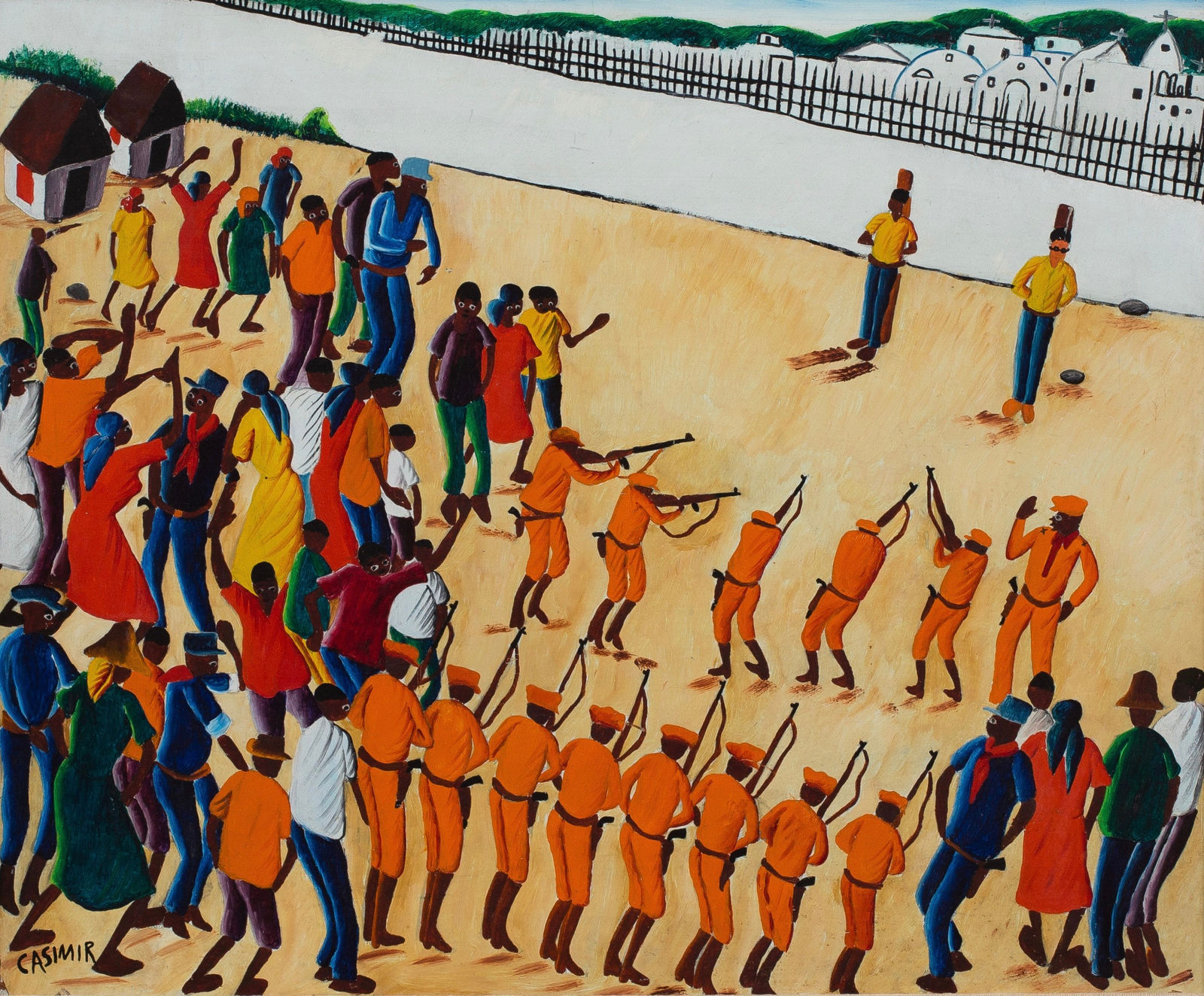 Laurent Casimir, Untitled (Political Firing Range), c. 1970's