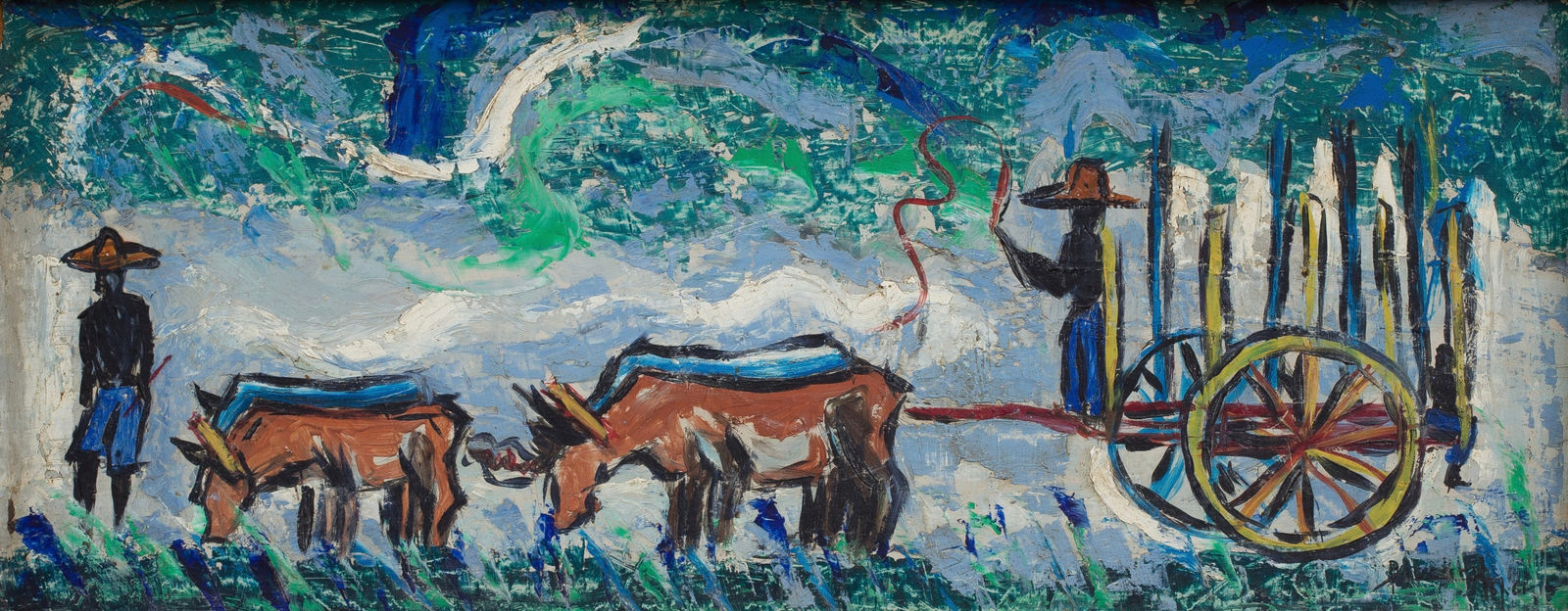 Andre Boucard, Carro de Bois | Wood Cart, c. 1959