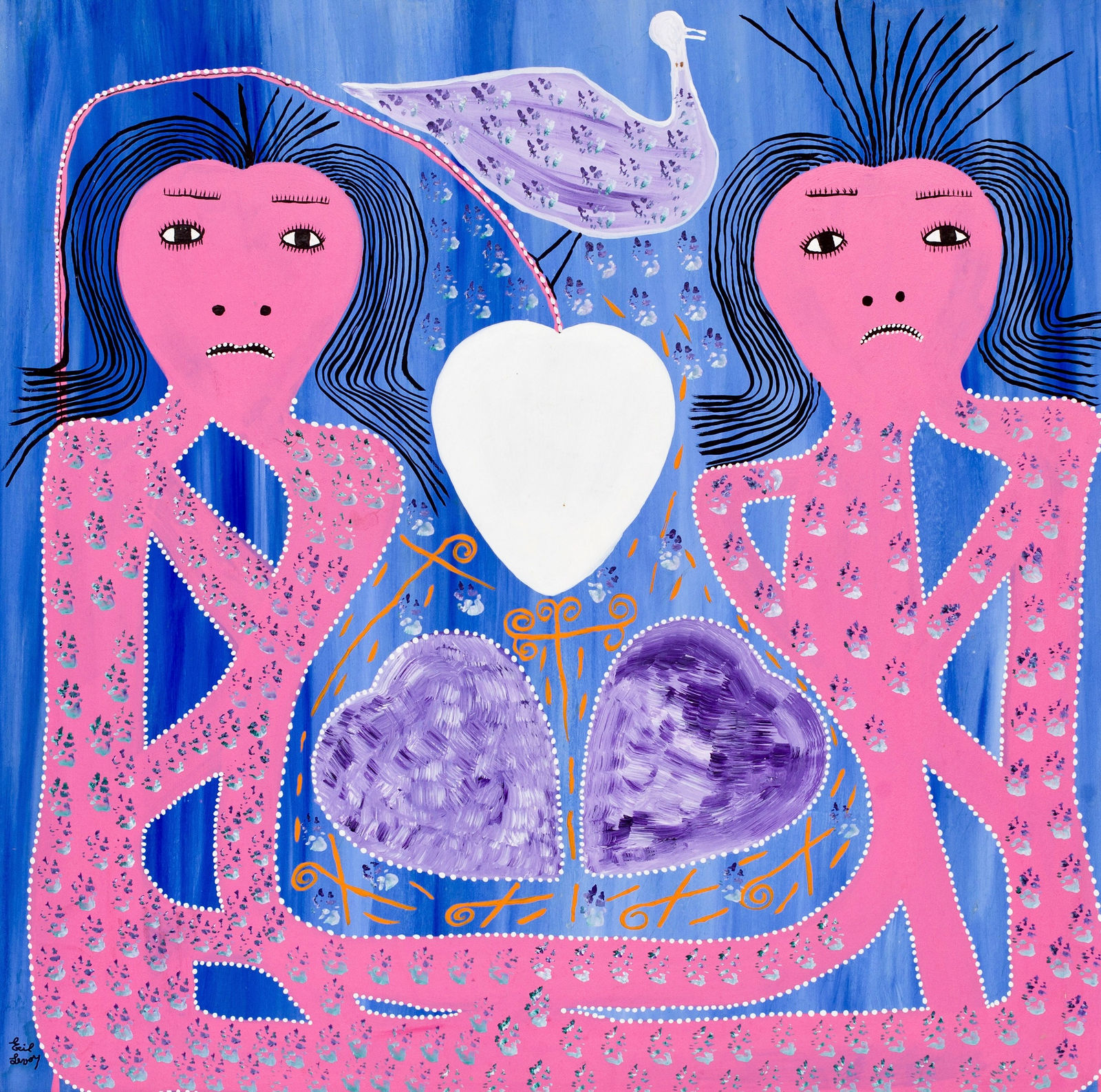 Levoy Exil, Marassa (with Hearts) , circa 1984-1985