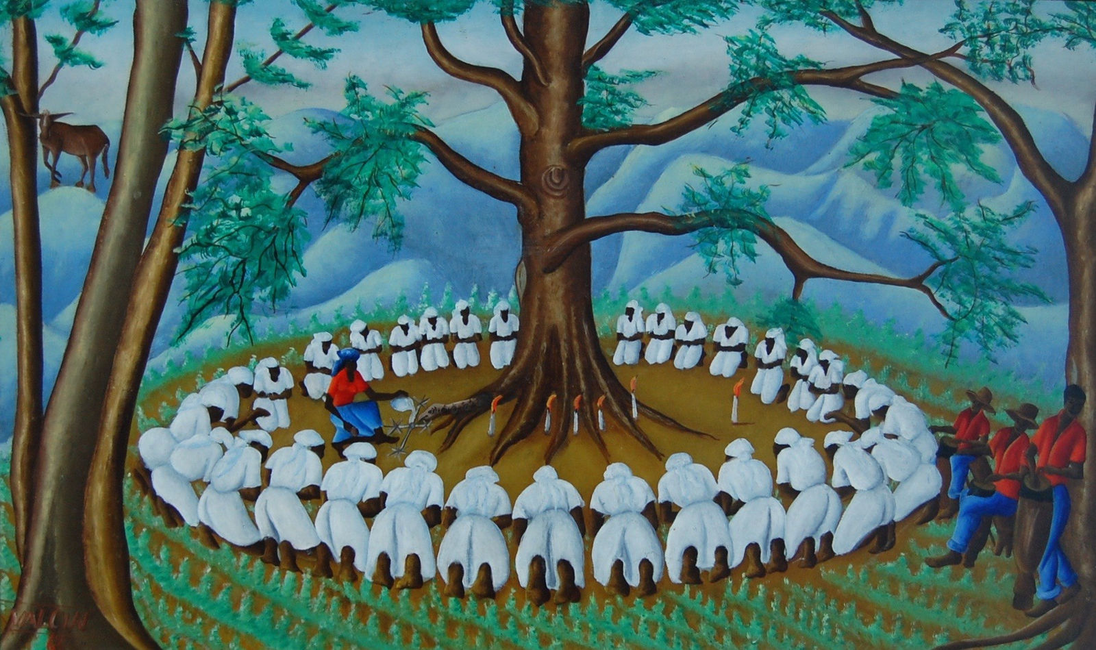 Gerard Valcin, Damballa Ceremony, 1963