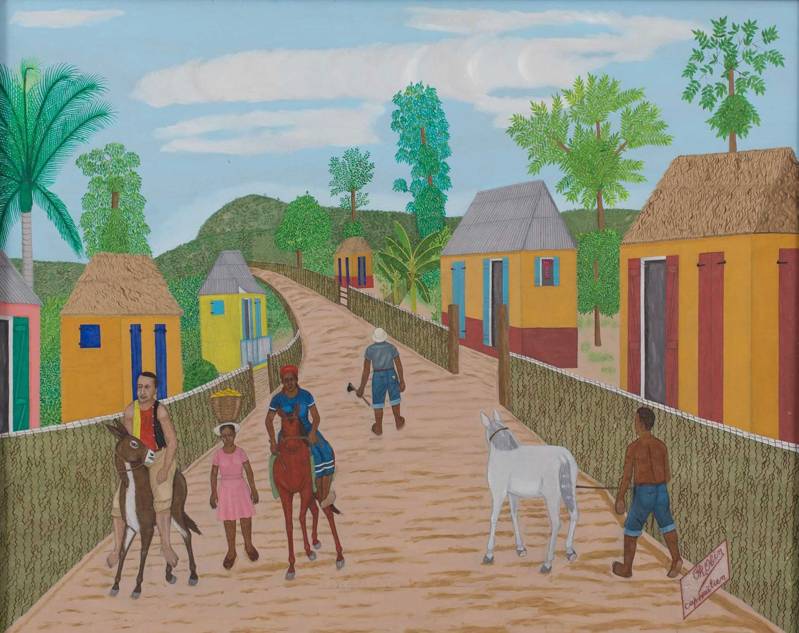 Philomé Obin, Sur la route de Carrefour des Peres, 1975