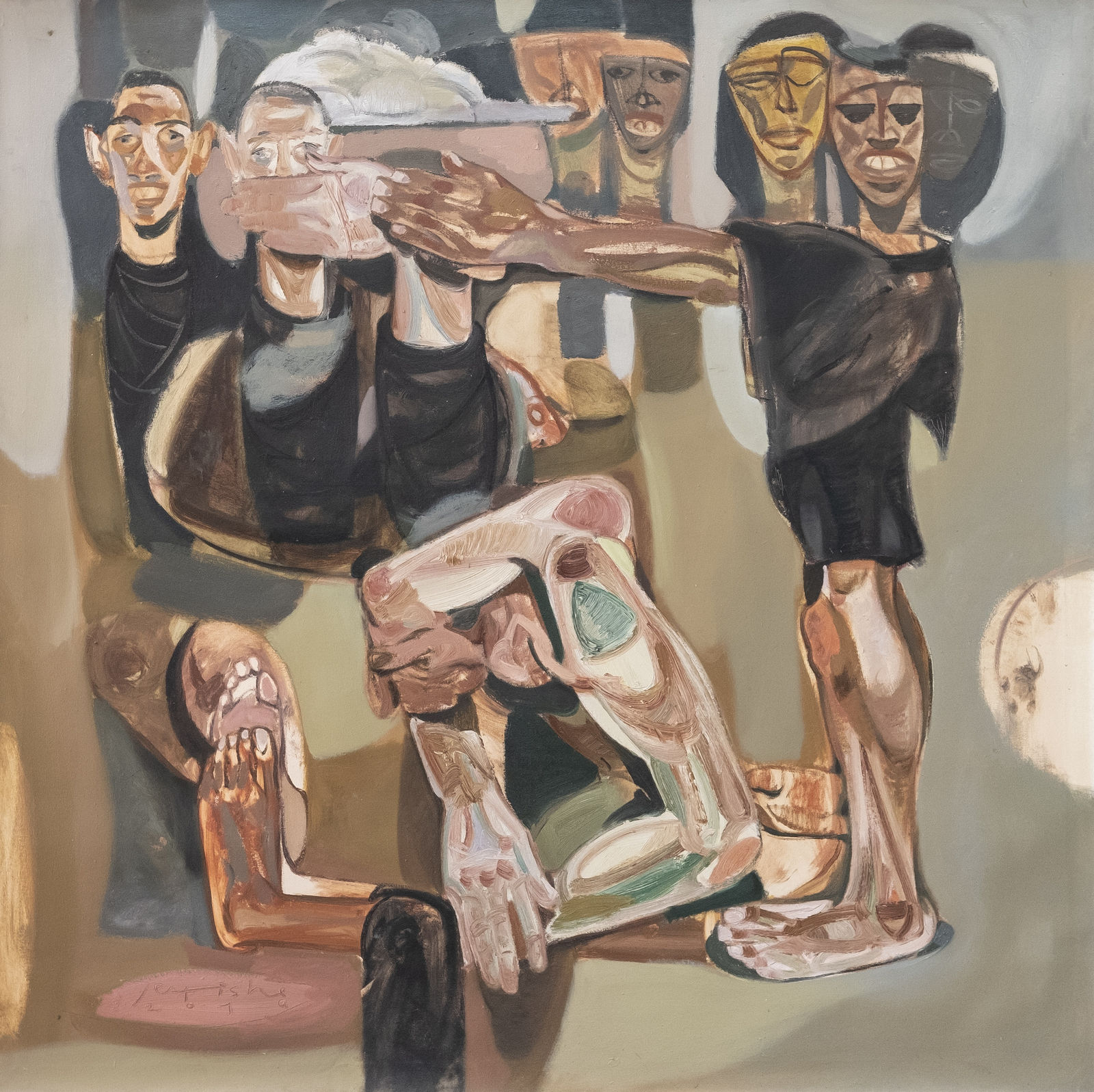 Tesfaye Urgessa, Chasing After the Wind I, 2020