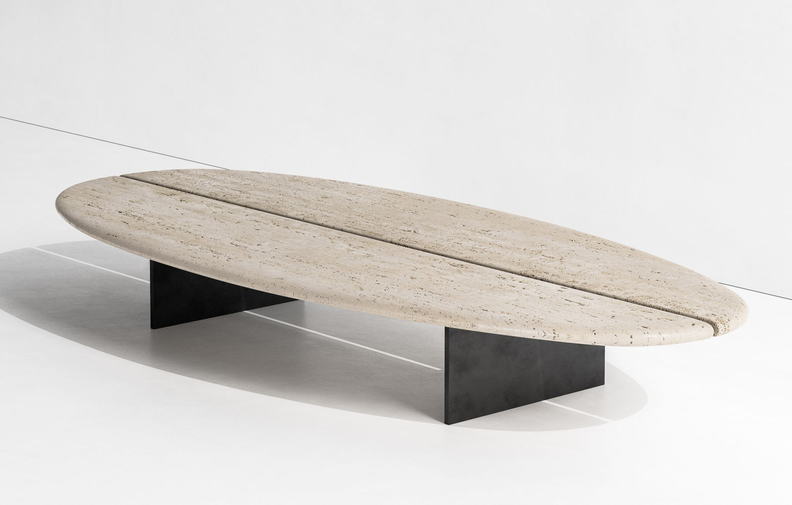 White Pebble Coffee Table