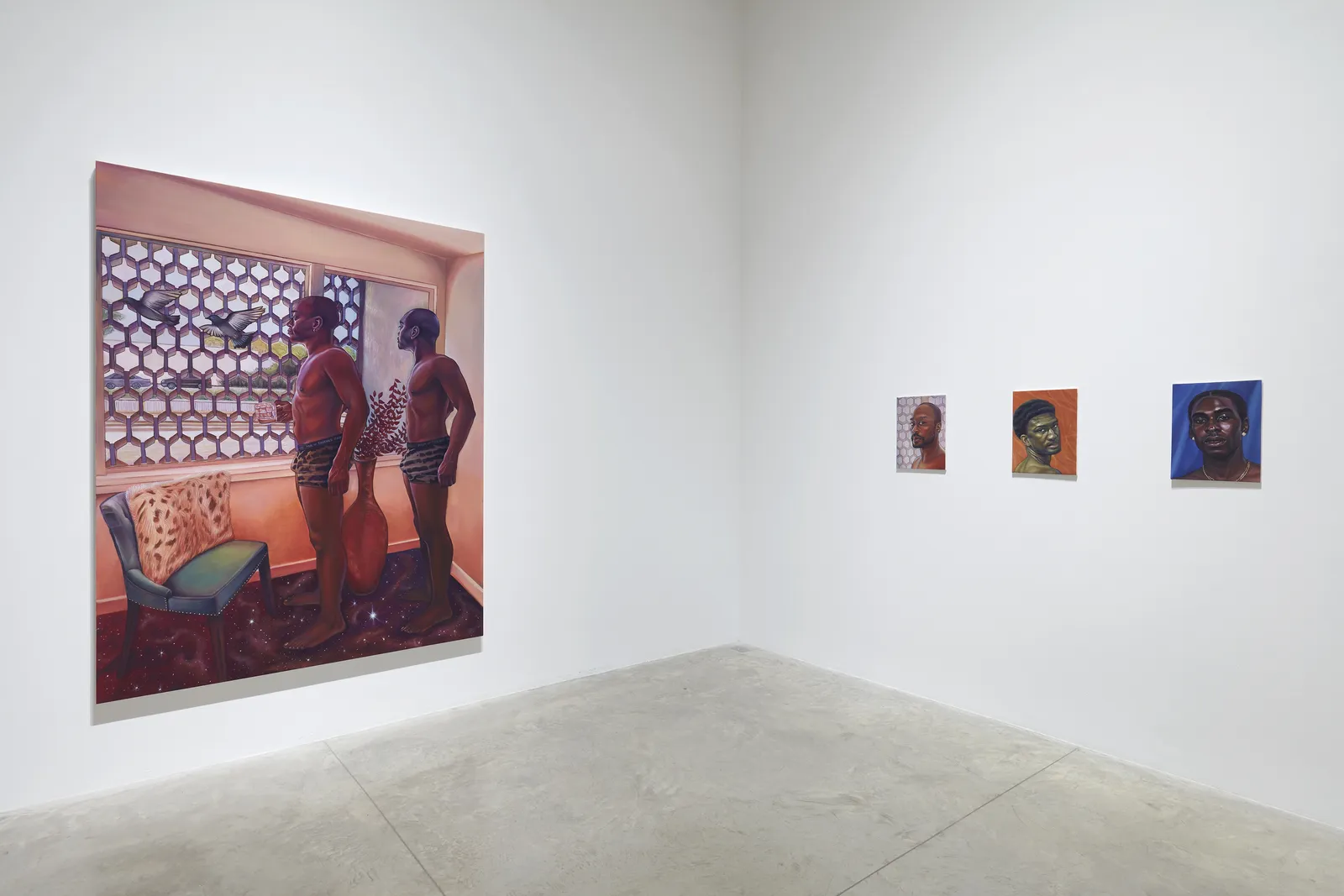 Lanise Howard | Robert Peterson: Reflections. June 8 - July 8, 2023. albertz benda, New York. Photo by Thomas Müller.